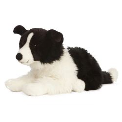 PELUCHE GÉANTE - CHIEN BORDER COLLIE